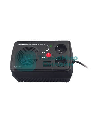 Стабилизатор напряжения UNIEL (9619) U-STR-500/1 серия Standard Courage 500 ВА(Однофазный электронны(релейный) стабилизатор,номинальная мощность 0,5кВА,диапазон входного напряжения 145-280В,выходное напряжение 220+/-10%В,частота 50/60Гц,точность стабилизации 10%,Макс.ток 2,3А, 20мс. Размер: 213x125x92мм.)