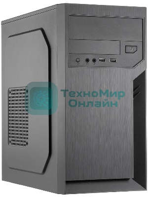 Корпус Foxline FL-702, Mini-Tower, чёрный