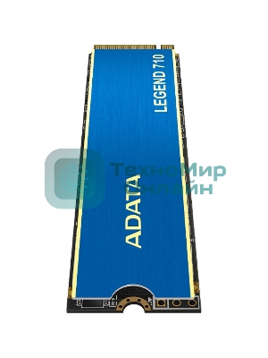 Накопитель SSD ADATA LEGEND 710, 1Tb, PCIe 3.0 x4, M.2 2280, NVMe, R/W 2400/1800, с радиатором