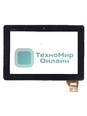 Сенсорное стекло (тачскрин) для Asus PadFone 3 A80 5363N FPC-1, черное с рамкой
