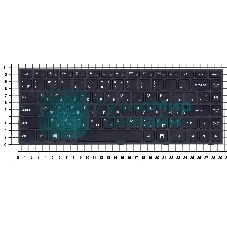 Клавиатура для ноутбука Lenovo Flex 2-14 G40-30 G40-70 черная с черной рамкой без подсветки