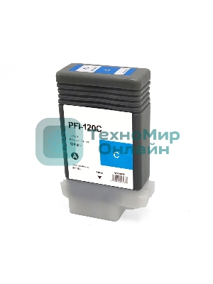 Картридж струйный NVPrint PFI-120C (NV-2886C001) Cyan для Canon imagePROGRAF TM-200/205/300/305 (130 мл) совместимый