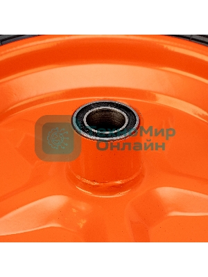 Колесо пневм. Palisad усилен. шина 8PR, 4.00-8 D400мм, подш. внут. диам. 20мм, длина оси 90 мм