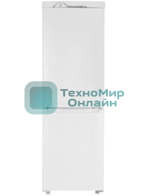 Холодильник Саратов 284 КШД 195/65 белый двухкамерный 124/49л морозилка снизу