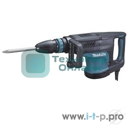 Отбойный молоток Makita HM1203C Молоток отб,SDS-max, 1510Вт,25.5Дж,950-1900у\м,9.2кг,чем,м\функц бок рукоятка,плавный пуск