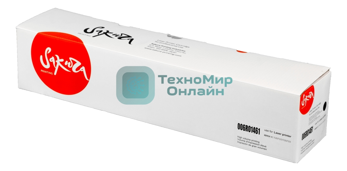 Картридж лазерный Sakura 006R01461 для Xerox WorkCentre 7120/7125, WC 7220/7225, черный, 22 000 к.