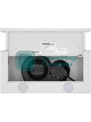 Вытяжка телескопическая HOMSair Flat 60 белый, 60 см, 520 куб. м/ч, 47 дБ