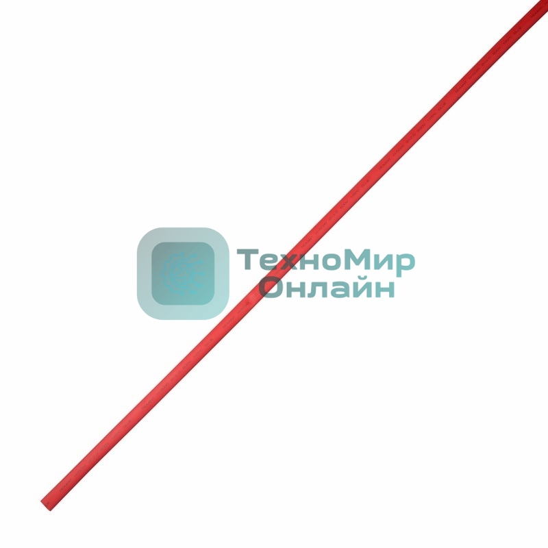 Термоусаживаемая трубка клеевая Rexant 12,0/4,0 мм, красная, упаковка 10 шт. по 1 м