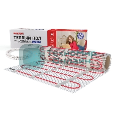 Теплый пол (нагревательный мат) Rexant Classic RNX -5,0-750 (площадь 5,0 м2 (0,5 х 10,0 м)), 750 Вт, двухжильный с экраном