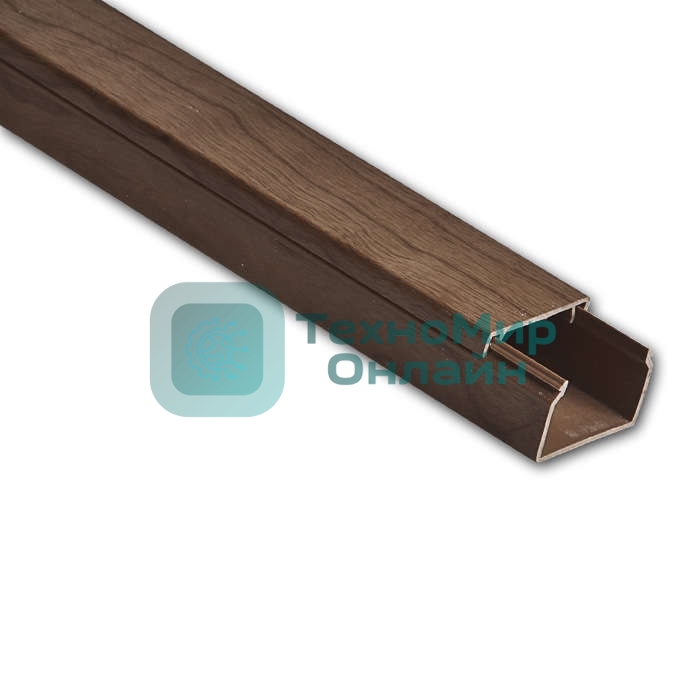 Кабель-канал 40х25 L2000 пластик дуб (темн. основа) Рувинил РКК-40х25-08М