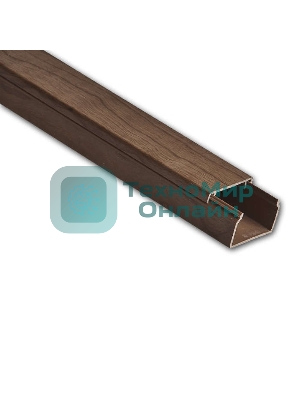 Кабель-канал 40х25 L2000 пластик дуб (темн. основа) Рувинил РКК-40х25-08М