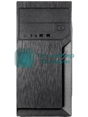 Корпус Foxline FL-702, Mini-Tower, чёрный