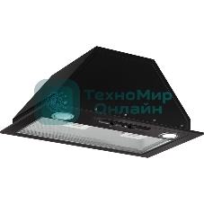 Вытяжка встраиваемая Elikor Врезной блок 52П-400-П3Д черный, 50 см, 400 куб. м/ч, 55 дБ