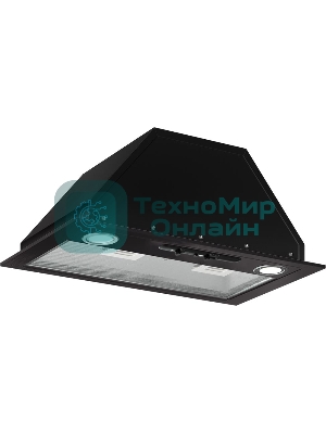 Вытяжка встраиваемая Elikor Врезной блок 52П-400-П3Д черный, 50 см, 400 куб. м/ч, 55 дБ