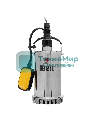 Дренажный насос Denzel DP600X, 600 Вт, подъем 7,5 м, 8500 л/ч
