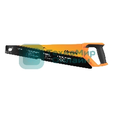 Ножовка по дереву Sparta 500 мм, 7-8 TPI, зуб-2D, каленый зуб, линейка, двухкомпонентная рукоятка