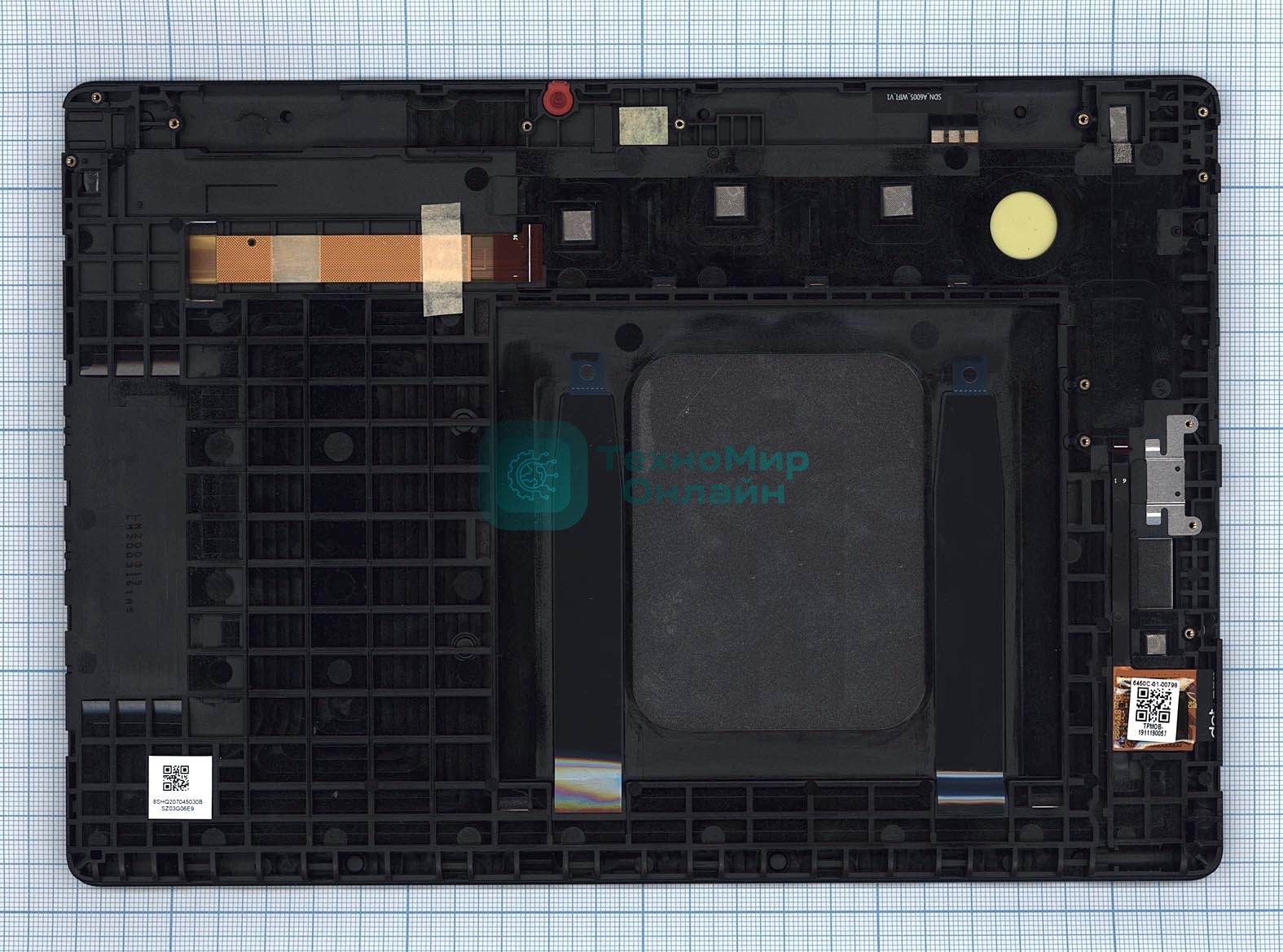 Модуль (матрица + тачскрин) для Lenovo Tab E10 TB-X104F TB-X104L черный с рамкой