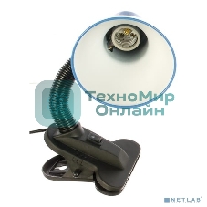 Светильник UF-320P С06 настол. прищепка 230В 60Вт E27 ЛОН син. Ultraflash 12372