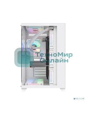 Компьютерный корпус 1STPLAYER MEGAVIEW MV8-TP белый/ATX/MV8-TP-WH