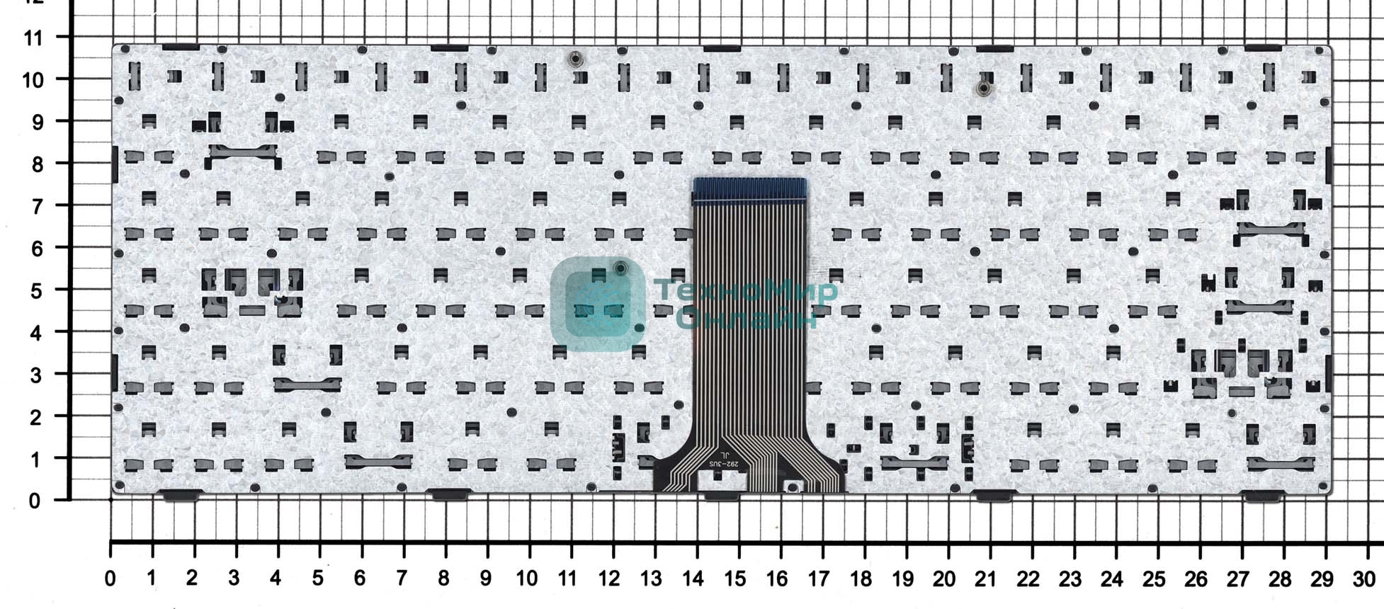 Клавиатура для ноутбука Lenovo Flex 2-14 G40-30 G40-70 черная с черной рамкой без подсветки