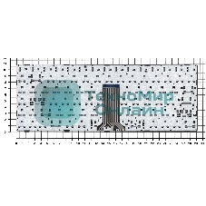 Клавиатура для ноутбука Lenovo Flex 2-14 G40-30 G40-70 черная с черной рамкой без подсветки