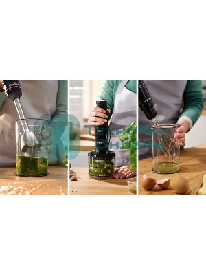 Блендер погружной Bosch MSM4B621, 1000 Вт, черный