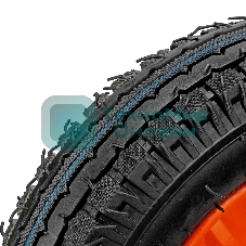 Колесо пневм. Palisad усилен. шина 8PR, 4.00-8 D400мм, подш. внут. диам. 20мм, длина оси 90 мм