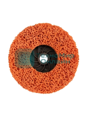 Круг зачистной Kranz коралловый CERAMIC 125xМ14, быстрая установка, адаптер