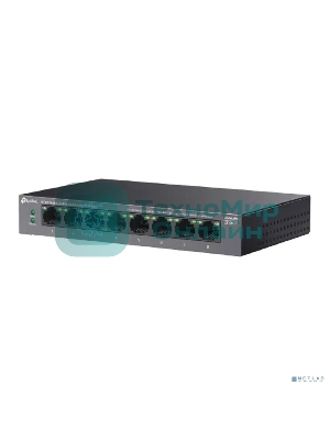 Коммутатор настольный TP-Link LS108GP с 8 гигабитными портами PoE+, 802.3af/at, бюджет PoE — 62 Вт, до 250 метров