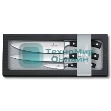 Набор ножей кухонных Victorinox Forged Chefs (7.7243.3) компл.: 3 шт черный, подар. коробка