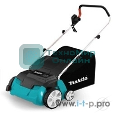 Газонокосилки Makita UV3200 Скарификатор,{1300Вт,32см,3500об\мин,5уров(-10+10мм),30л,нож-фреза,12кг,кор}