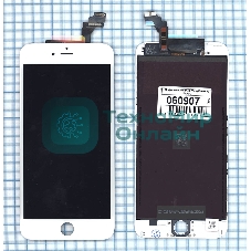 Дисплей для Apple iPhone 6 Plus в сборе с тачскрином (Foxconn) белый