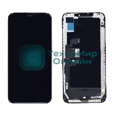 Дисплей для Apple iPhone XS MAX в сборе с тачскрином (OLED HE) черный