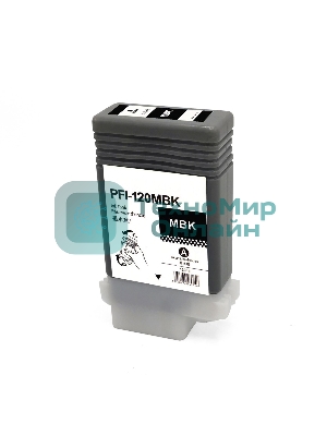 Картридж струйный NVPrint PFI-120MBK (NV-2884C001) Matte Black для Canon imagePROGRAF TM-200/205/300/305 (130 мл) совместимый