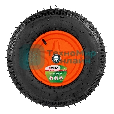 Колесо пневм. Palisad усилен. шина 8PR, 4.00-8 D400мм, подш. внут. диам. 20мм, длина оси 90 мм