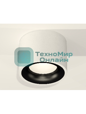 Светильник Ambrella Light XS7510021 SWH/PBK белый песок/черный полированный MR16 GU5.3 (C7510, N7011)