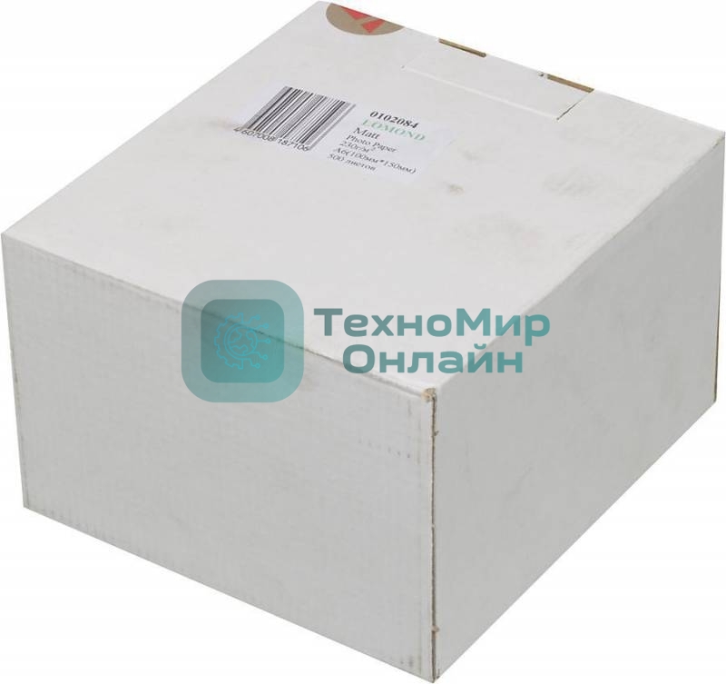 Фотобумага Lomond односторонняя матовая, 230г/м2, A6 (10X15)/500л. для струйной печати (технол.уп).