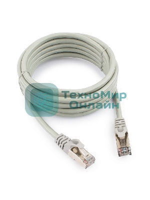 Патч-корд FTP Cablexpert cat.6, 3м, литой, многожильный, серый