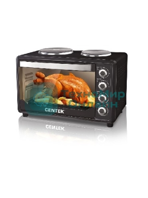 Мини-печь Centek CT-1530-36 PLATE черный