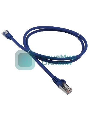 Патч-корд LANMASTER LSZH FTP кат.5e, 10 м, синий