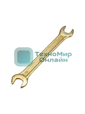 Ключ гаечный рожковый Rexant 8х9 мм, желтый цинк