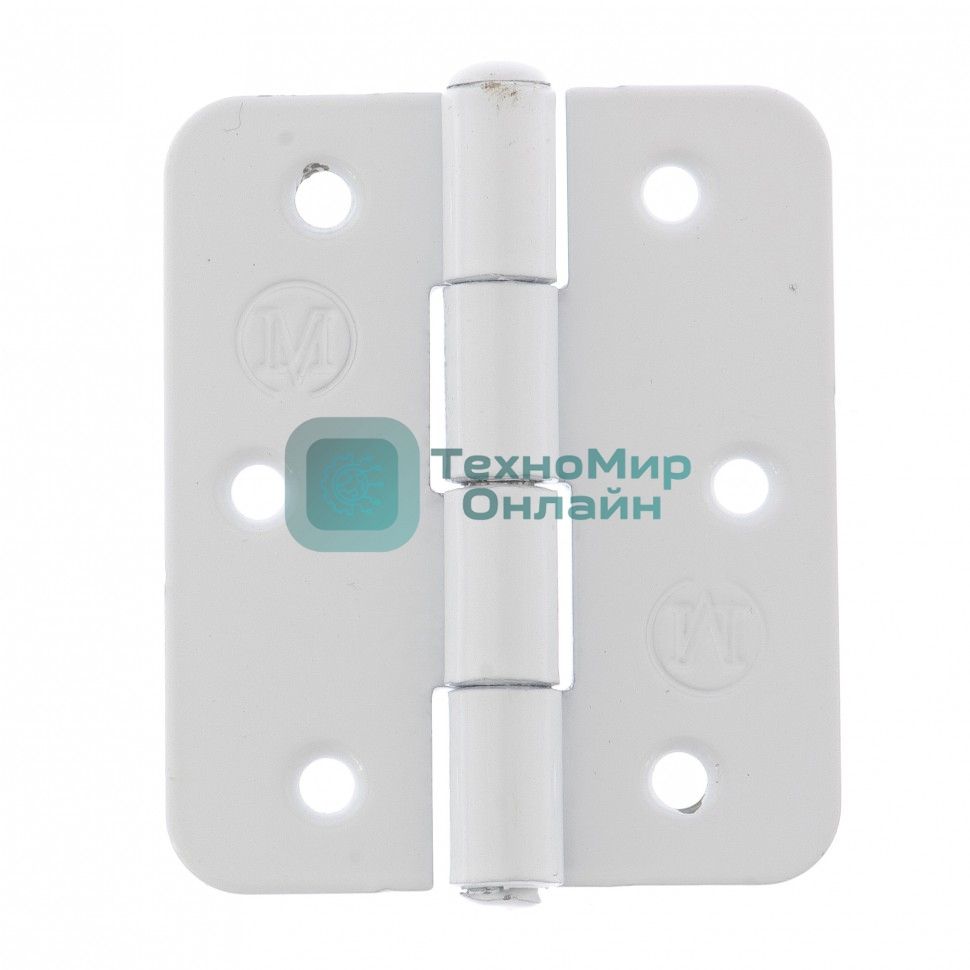Петля накладная ПН5-60, белая, 4шт. (Металлист) Россия