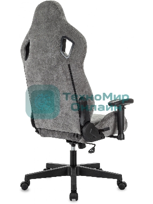 Кресло Zombie Ghost Fabric серый, ткань, 120 кг, механизм качания