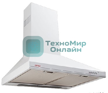 Вытяжка каминная Gefest ВО 10 К45 белый, 60 см, 300 куб. м/ч, 75 дБ