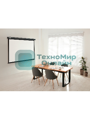 Экран Cactus 187x332см Wallscreen CS-PSW-187X332-SG 16:9 настенно-потолочный рулонный серый