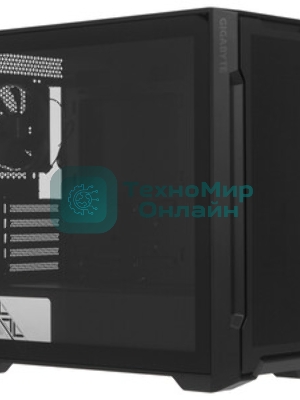 Компьютерный корпус Gigabyte C102B Gb-C102G, без БП MicroATX 5x120мм 4x140мм 2xUSB 3.0 audio bott PSU, черный