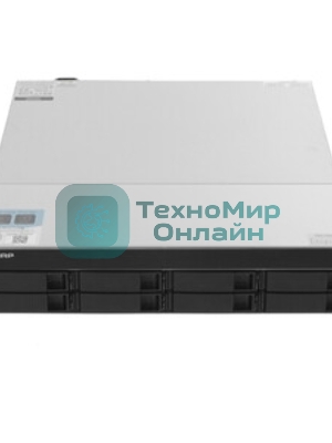 Сетевое хранилище без дисков SMB QNAP TS-832PXU-RP-4G 8-Bay 2U rackmount NAS, AL324 quad-core 1.7 GHz, 1x4Gb DDR4 RAM (max 1x16Gb), SATA 6Gb/s, 2x 10GbE SFP+ LAN, 2x 2.5 GbE LAN, 2xPSU. W/o RAIL-B02