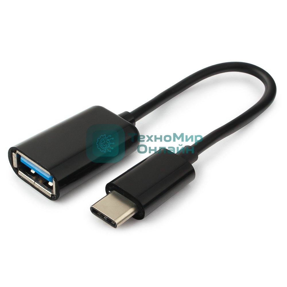 Переходник Cablexpert Переходник USB OTG, USB Type-C/USB 2.0F, пакет (A-OTG-CMAF2-01)