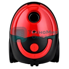 Пылесос Centek CT-2518 красный/черный, 350/1800 Вт, уборка сухая, пылесборник мешок, 1.5 л