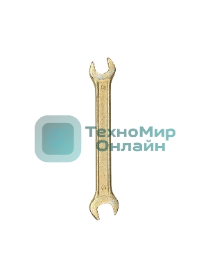 Ключ гаечный рожковый Rexant 8х9 мм, желтый цинк